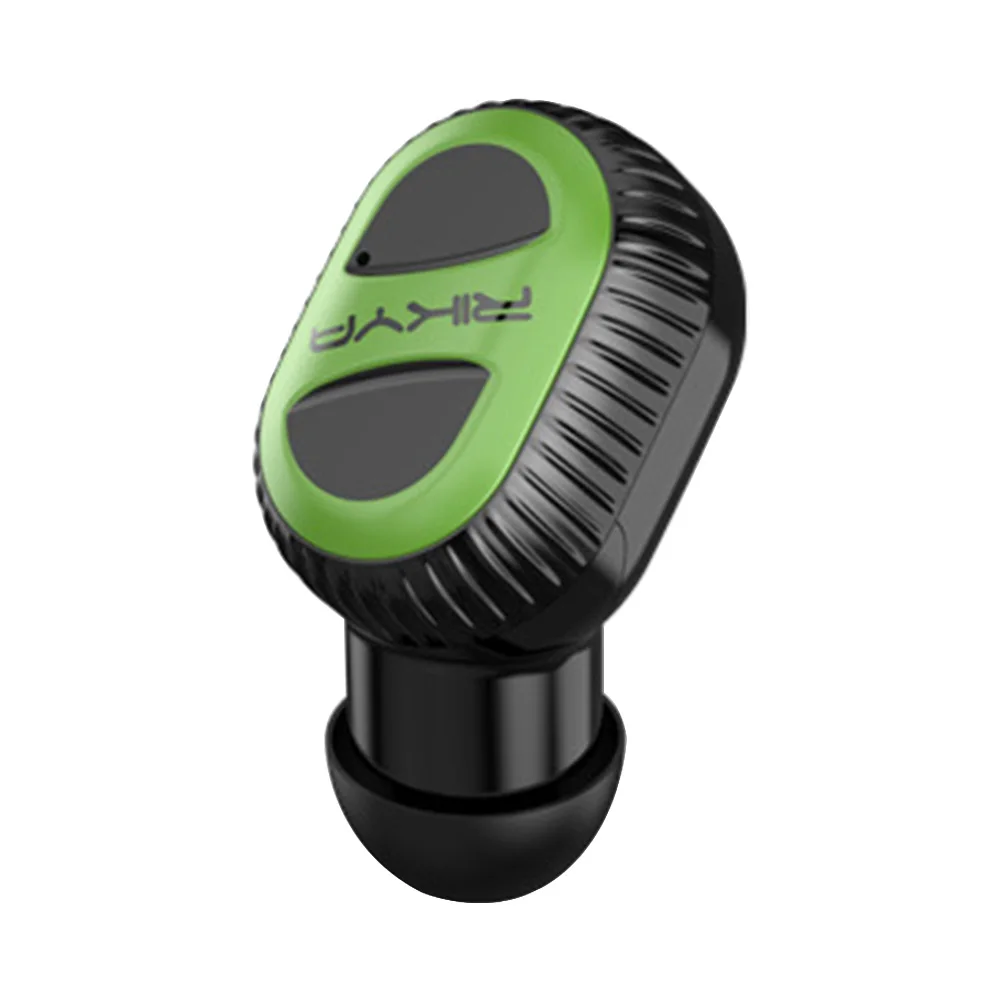 Black Green Беспроводные Мини Bluetooth Наушники Замена батареи игры водонепроницаемый спортивный звук портативный вызов одноканальный эргономичный - Цвет: Black Green