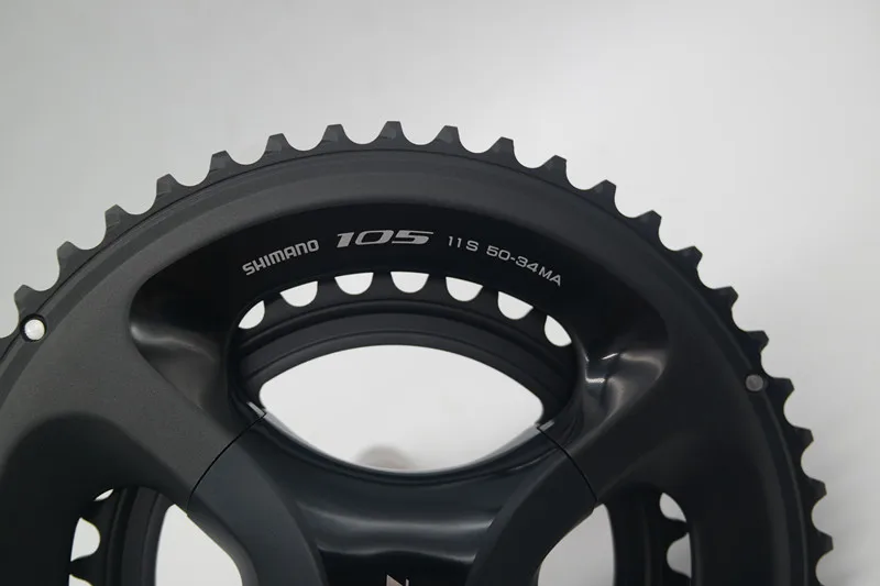 SHIMANO FC 5800 105 2x11 скоростной шоссейный велосипед двойной шатун 50 34T 53 39T 170 / 175 мм HOLLOWTECH