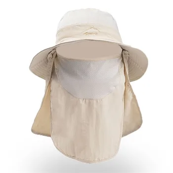 

Summer UV Sun Protection Fishing Hat Wide Brim Farmer Gardener Cap for All Outdoor FPJMZ147