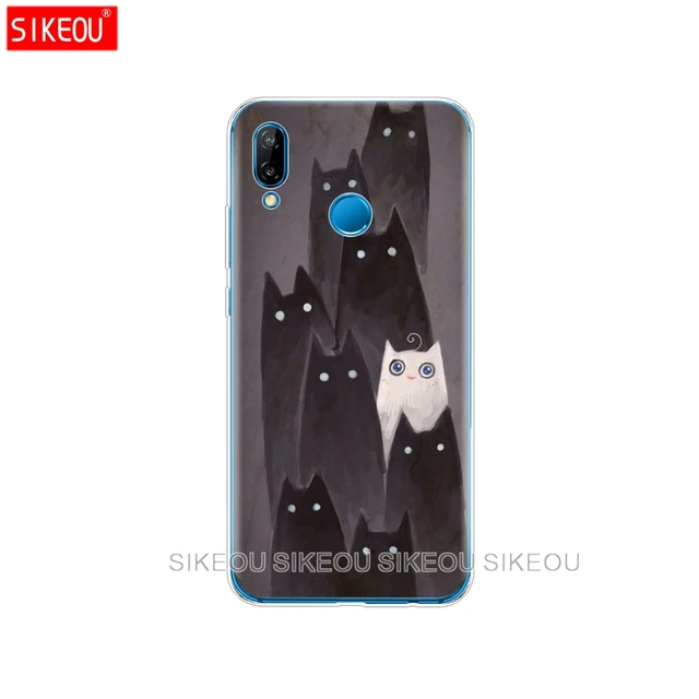 case for huawei P20 LITE case cover for huawei p20 pro case back cover silicon 360 full protective P 20 Lit Coque etui clear cat 33970