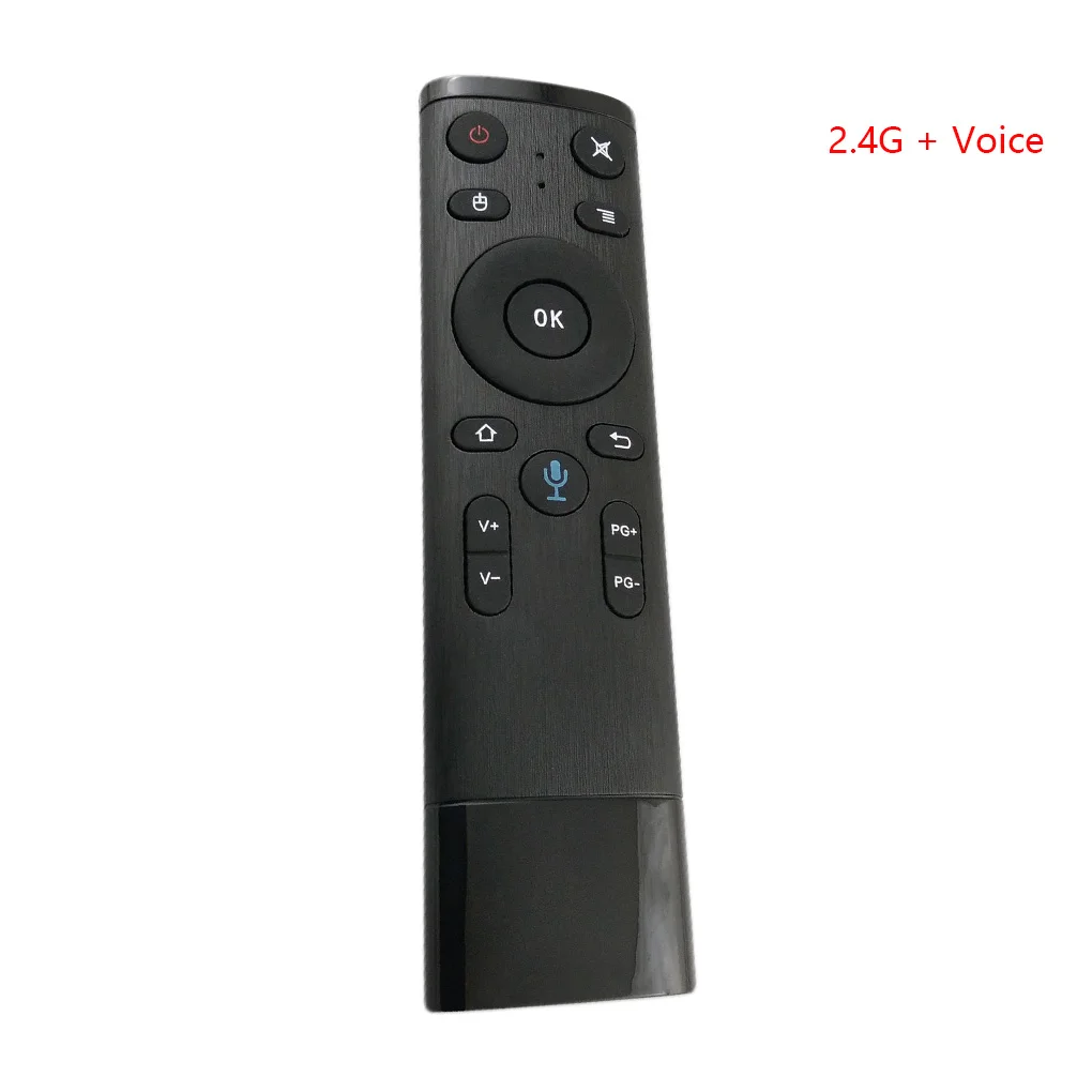 Замена для Android Box PC беспроводной 2,4G голосовой пульт дистанционного управления USB приемник Smart tv Air mouse 3D Матовый