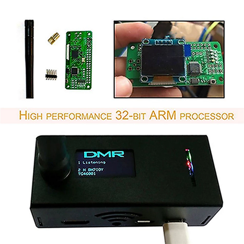 Собранный MMDVM Hotspot автономный цифровой Hotspot DMR Spot радио станция режим поддержка P25 DMR D-STAR встроенный WiFi и OLED