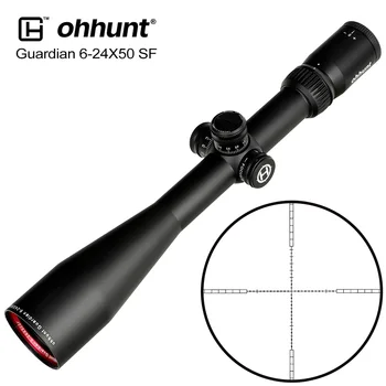 

Weapon Guardian 6-24X50 SF Hunting Riflescopes Side Parallax 1/2 Half Mil Dot Glass Etched Reticle Turrets Lock Reset Scope