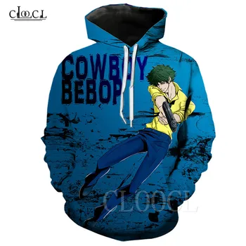 

Anime Spike Cowboy Bebop Hoodie Man Cool Streetwear 3D Print Oversized Hoodie Jacket Sportswear Harajuku Hoody For Men Women