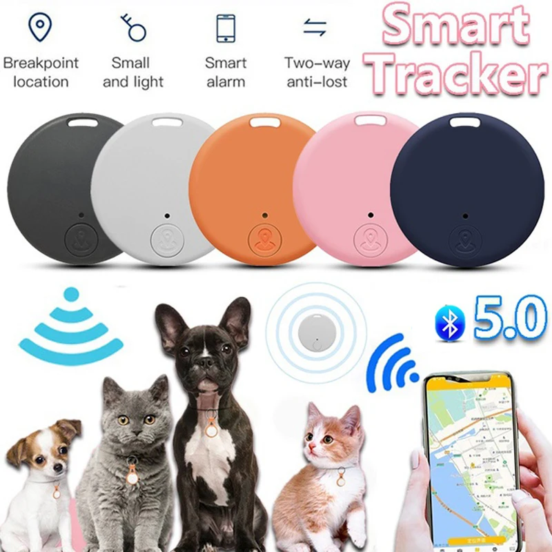 Tracker Anti-lost Alarm Mini Wireless Bluetooth-compat Tracker Car Child Older Bag Wallet Key Finder Locator Anti Lost Alarm
