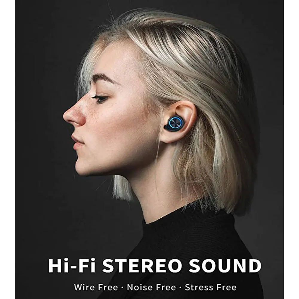 VANKYO XA80MQ Wireless Earbuds in-Ear Bluetooth 5.0 Earphones USB-C Charging Case IPX7 Waterproof Sport Earphones Touch Control