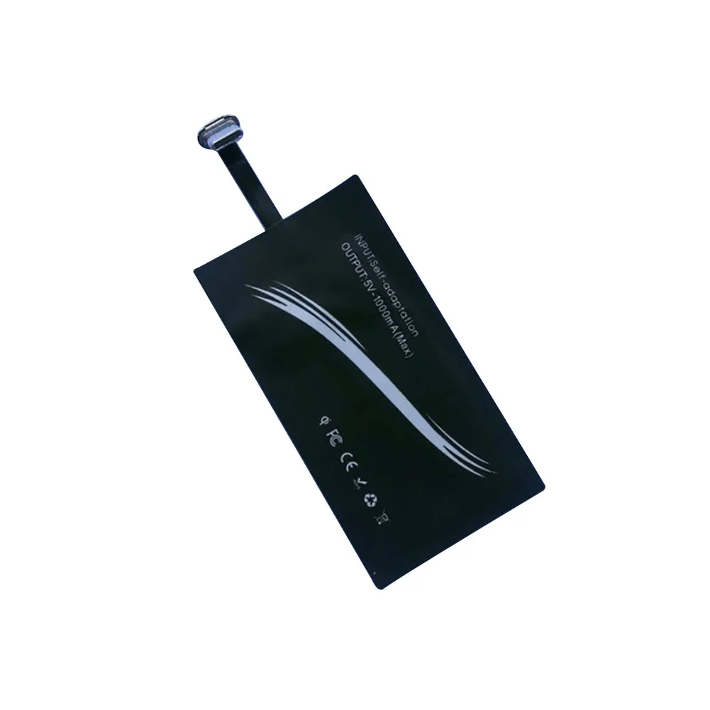 Computer Mobile Exchang Tools Qi Mobile Phone Wireless Charging Receiver For Type-C Fast Charging Ultra-Thin Wireless Receiver