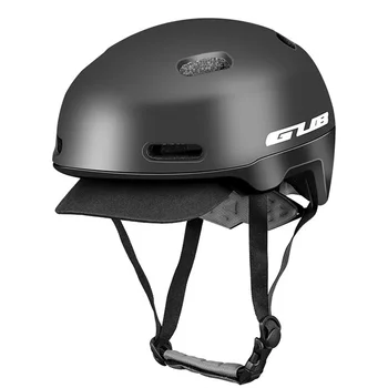 

GUB CITY PRO Helmet PC+EPS Retro Urban Leisure Bicycle Helmet 54-58cm Black Orange Bike Accessories