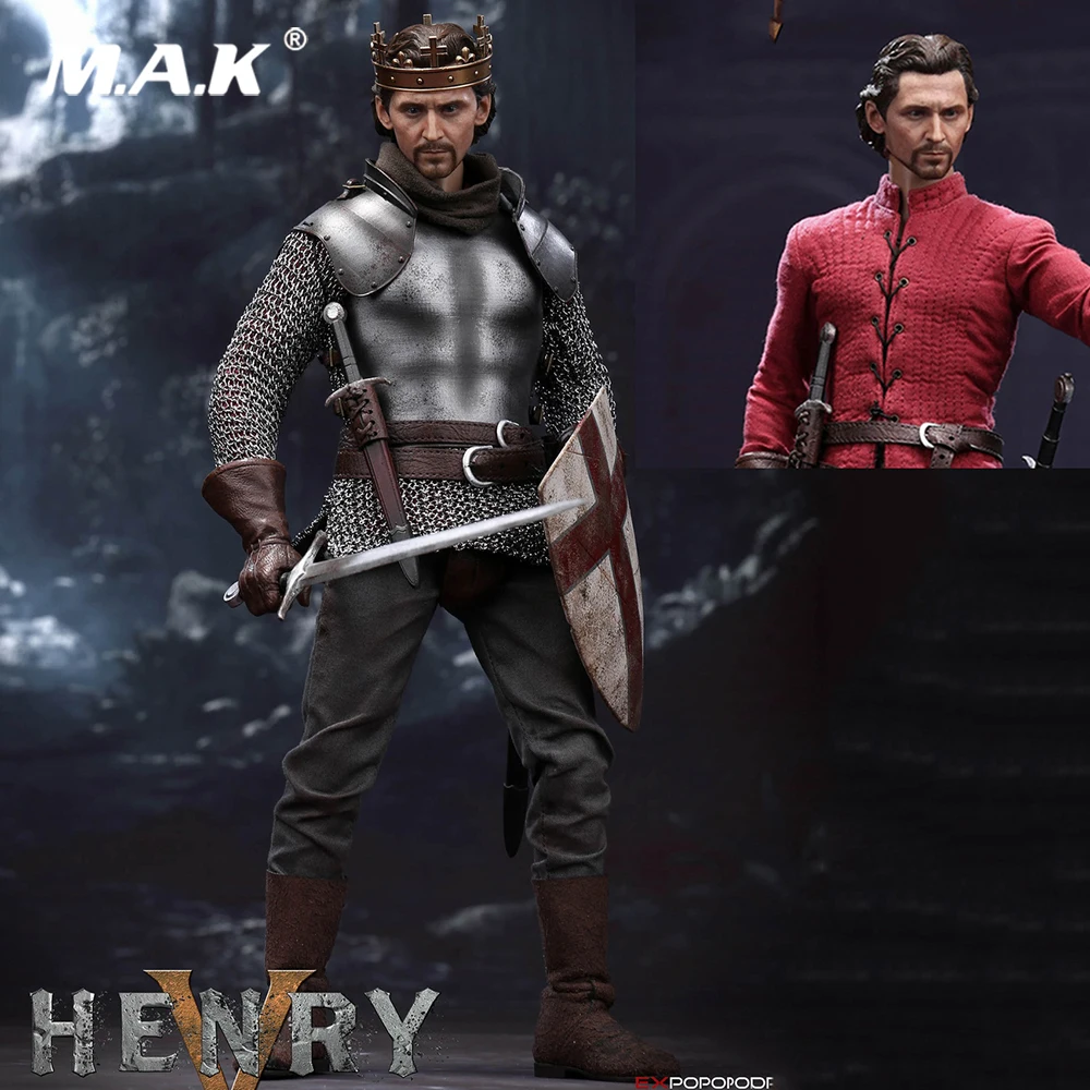Ограниченная 1/6 Коллекционная EX22 король Англии Генрих V с двойными головками полный набор фигурка модель для фанатов подарки