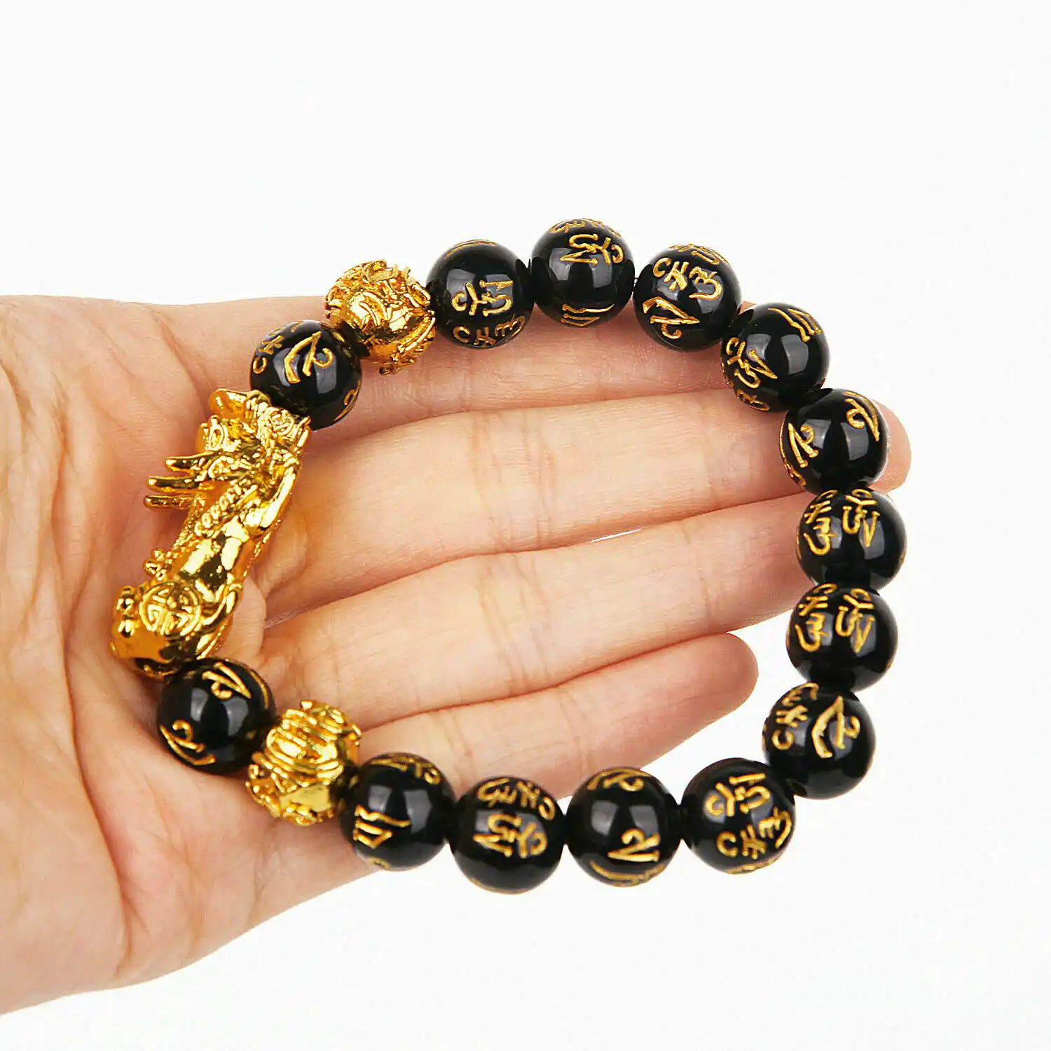 Feng Shui Black Obsidian Bracelet 