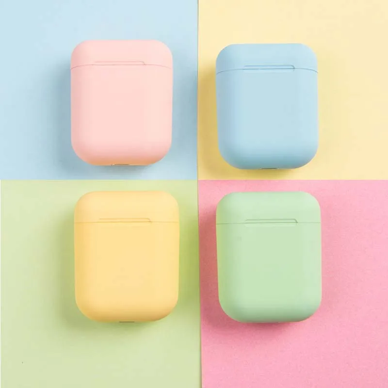 

Mini TWS Wireless Earphones Bluetooth 5.0 Earphone Matte Macaron Earbuds With Mic Charging Box Headset Wireless Headphones