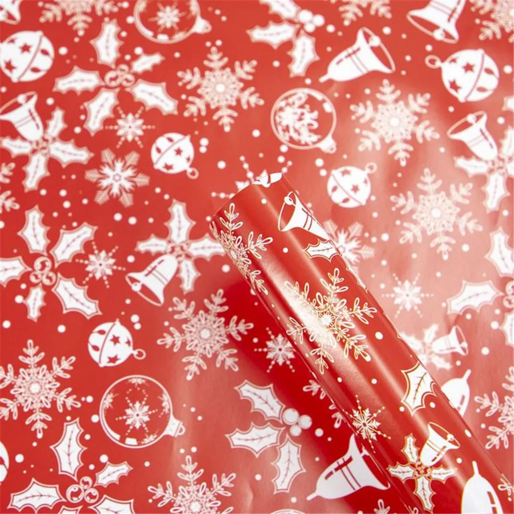 Рождественская оберточная бумага Рождественский Снеговик оберточная бумага 3 шт подарок Рождественские вечерние подарочные коробки рождественские украшения подарочная упаковочная бумага