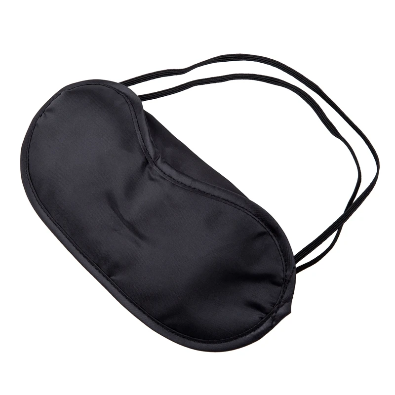 

10 x Eye Mask Shade Cover Blindfold Night Sleeping Black