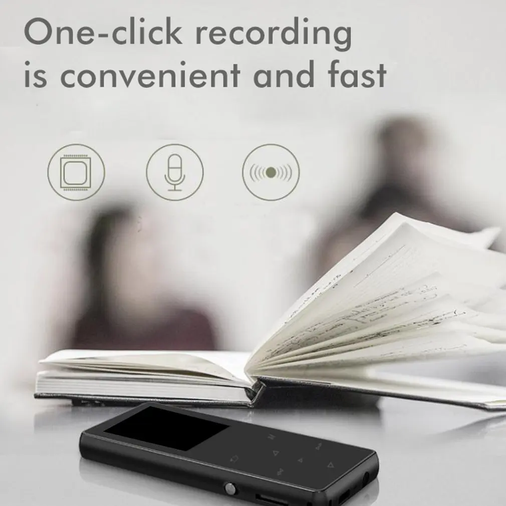 Спортивный MP3-плеер портативный аудио 8 ГБ с внешней MP3 студенческой картой Mp4 музыкальный плеер с сенсорным экраном Mp3 спортивный MP3-плеер