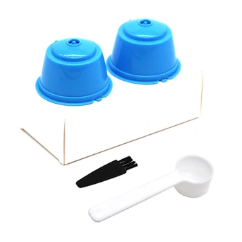 

Reusable fit for Nescafe Dolce Gusto Coffee Capsule Filter Cup Refillable Caps Spoon Brush Filter Baskets Pod Soft Taste Sweet