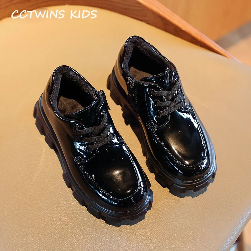 Kids Flats Shoes Winter Baby Boys Brand Oxford Children Pu Leather Shoes Girls Fashion Warm Shoes Toddler GX2015
