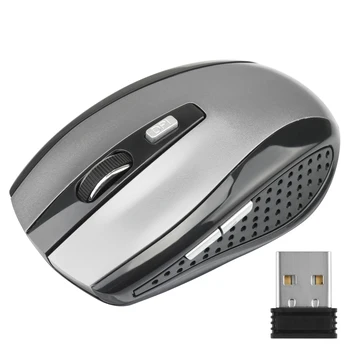 

DPI Mouse 2.4GHz Wireless Mouse 6 Buttons Optical Gaming Mouse Gamer Wireless Mice with USB Receiver for PC Computer