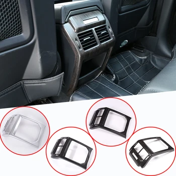

Oak Wood Grain Car Interior Rear Row Air Conditioning Vent Frame Trim For Land rover Range Rover Evoque 2014-2019 Accessory