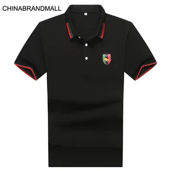 

Men Youth Fat Man Plus Fat Plus Size Business Leisure Solid Color Joker Lapel Short Sleeve T Shirt Male