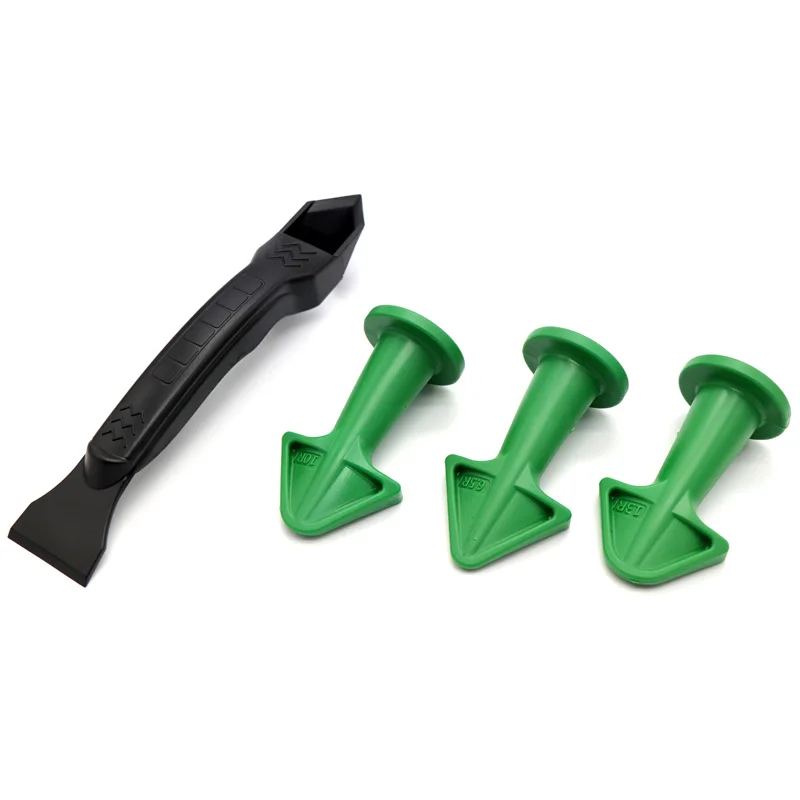 Glue Nozzle Scraper Caulking Grouting Sealant Finishing Clean Remover Tool 3Pcs Scraper images - 6