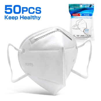 

50pcs n95maskes kn95maskes mascarilla medical kn95mask facemasks 5 layer black anime earloop respirator pocket insert keyboards