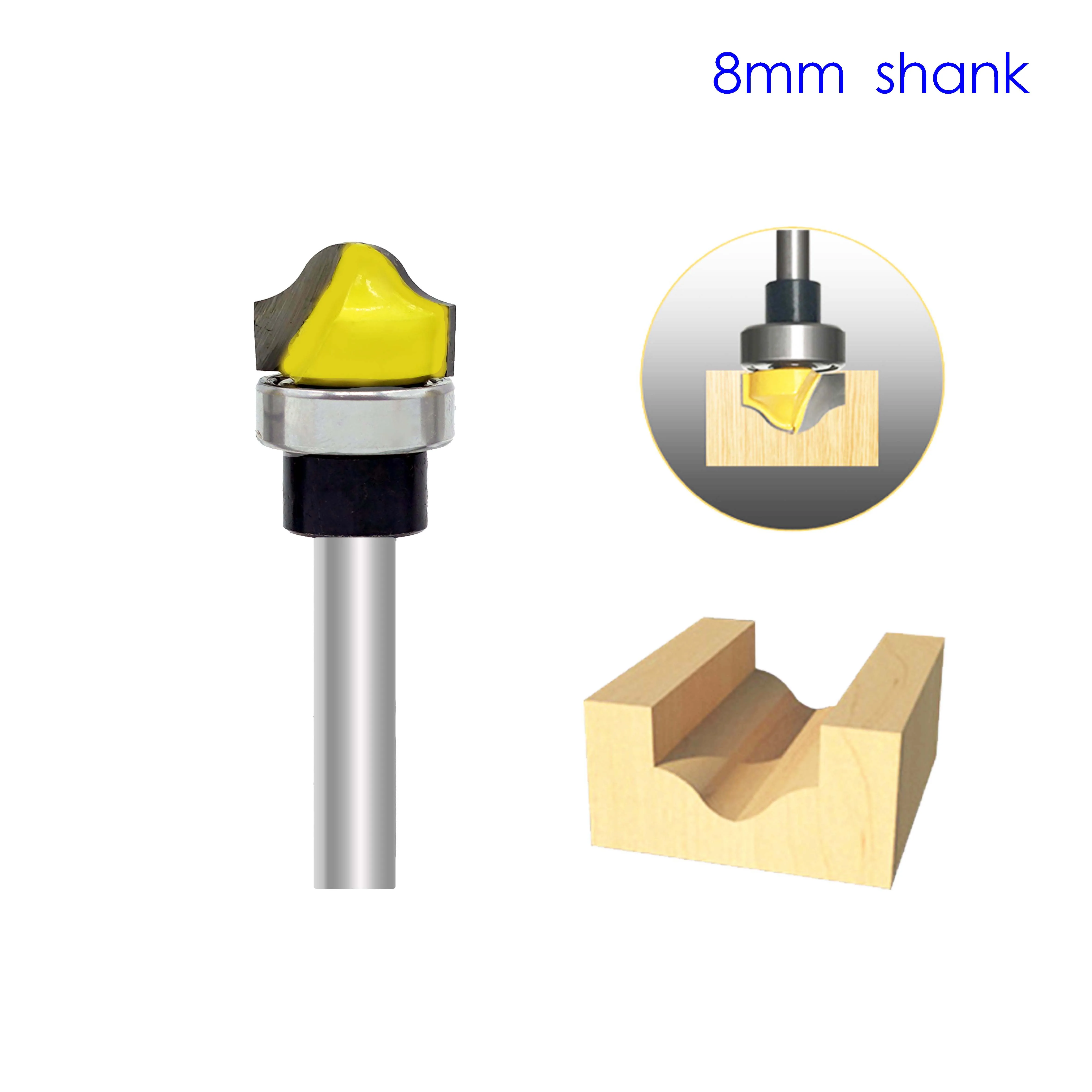 

1pc 8mm Shank Tipped Imitation Panel Ogee Wood Router Bit Professional Tungsten Carbide Wood Milling Cutters Woodworking Tools