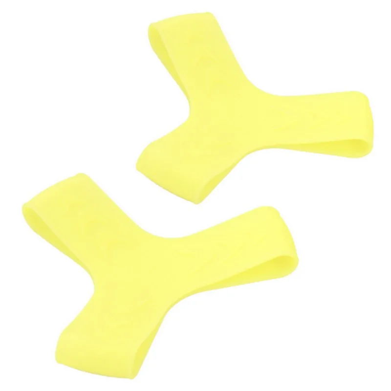 yellow-M 2 шт./компл. фиксирующий замок силикона, не повреждает кожу с аксессуарами для дайвинга - Цвет: yellow-M