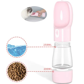 

Pet Kennel Kennel Portable Drinking Fountain Feeder Walking Travel Supplies Dog Cat Food Puppies Cats and Dogs Outdoor