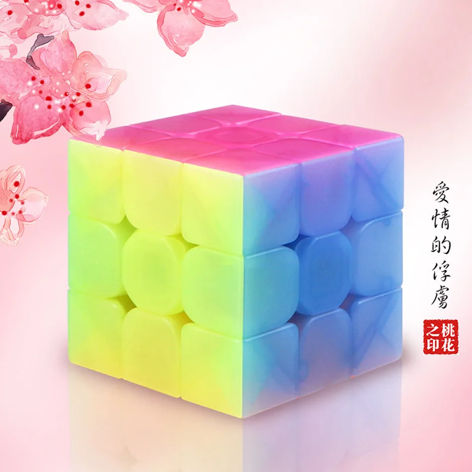 Высокое качество QiYi Je-lly Warrior W 3x3x3 Magic 3x3 куб головоломка скорость Рождественский подарок идеи детские игрушки для детей