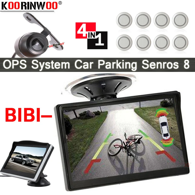 

Koorinwoo Latest OPS System 18.5MM Car Module Colorful Parktronic camera veicular car radar parking Sensor Display Car Detector
