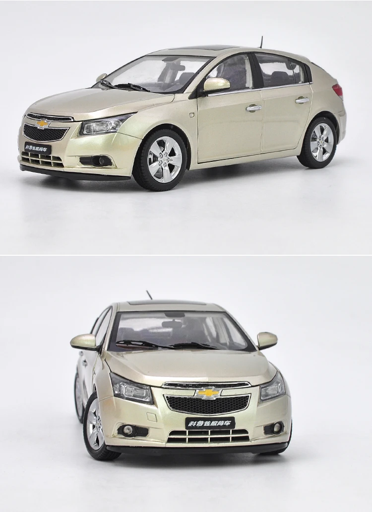 Оригинальная Авторизованная аутентификация 1: 18 Chevrolet Cruze хэтчбек литье champaign золотые игрушки модель автомобиля на Рождество/подарок на день рождения