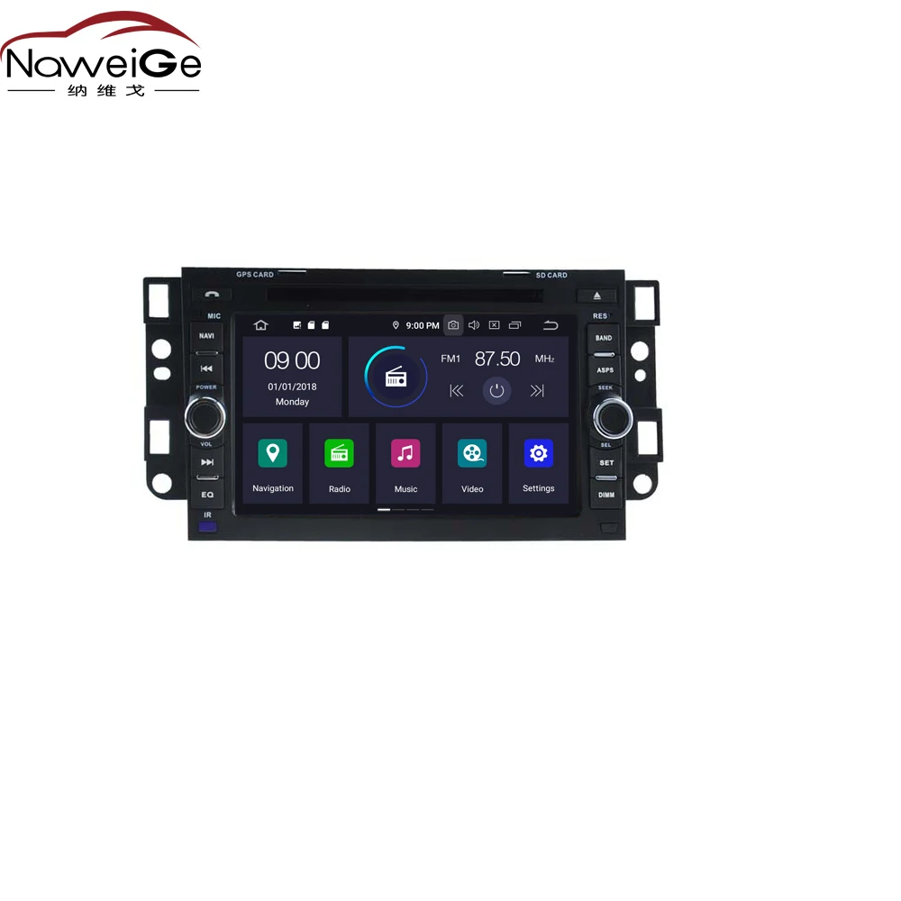NaweiGe 7 дюймов Android Восьмиядерный 9,0 PX5 4+ 32GB Автомобильный dvd для Chevrolet Aveo/Epica/Lova/Captiva/Spark/Optra/Silverado Авторадио