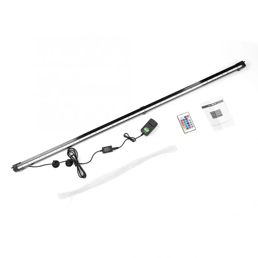 SQ-51YK 125CM Светильник для аквариума, Водонепроницаемый погружной RGB светодиодный светильник для аквариума, Plug100-240V США, Погружной подводный светильник - Цвет: SQ-51YK 125CM