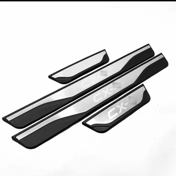 

Door Sill Trim For Mazda CX3 CX-3 2017 2018 2019 2020 Car Styling Protection Stainless Steel Guard Protector Car Sticker