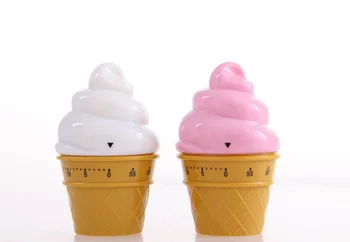 

Ice Cream Mechanical Kitchen Timer Cooking Countdown Timer Clock Kitchen Gadgets Tool Oil-proof Waterproof Cook Tool
