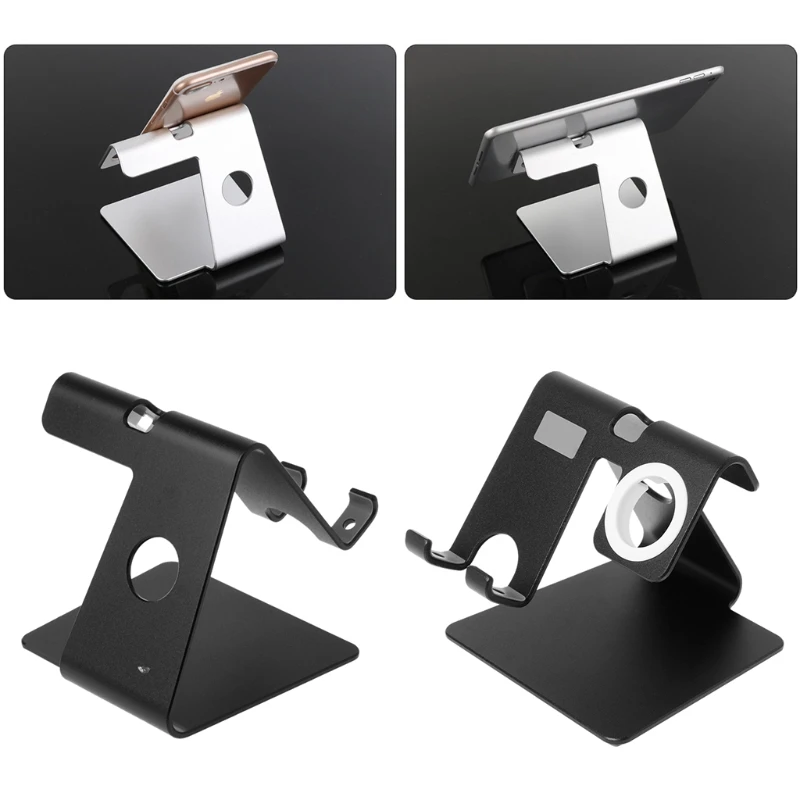 Алюминиевая Подставка для зарядки док-станции для Apple Watch iphone ipad Android Phone