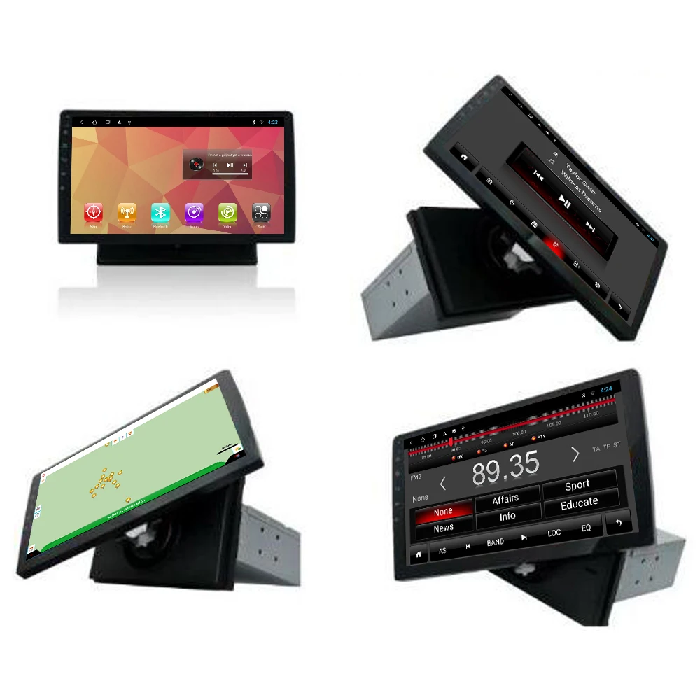 SINOSMART Universal Model 1/2 DIN 4/8 Core CPU Android 8.1 2G/4G RAM Car GPS Navigation Player Canb
