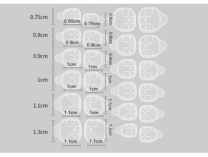 DIY ногти Советы двухсторонние клейкие наклейки прозрачный очень клейкий клей для ногтей советы накладные художественные удлинители инструмент - Цвет: finger use