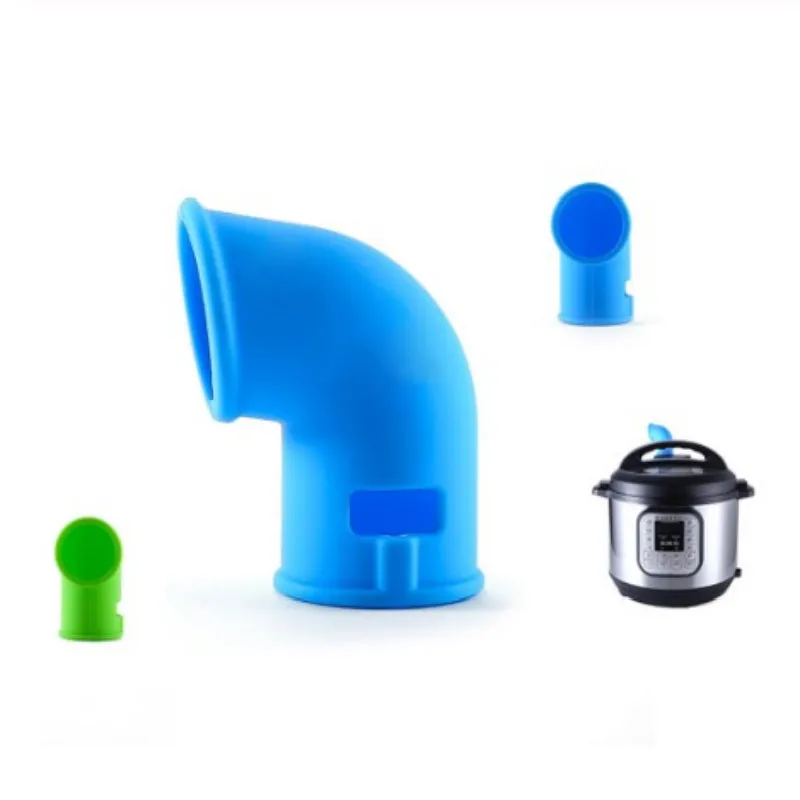 Pressure Cooker-Pressure Cooker 360 Degree Swivel Design Exhaust Vent Kitchen Accessories Exhaust Pipe Food Grade Silica Gel Instant Pot
