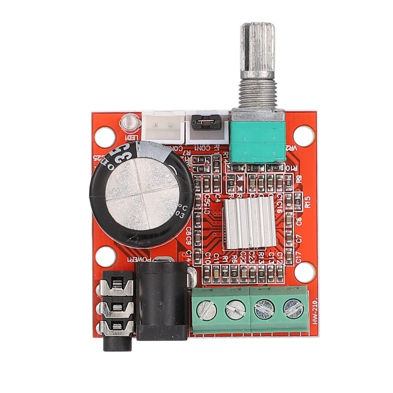 12 В мини Hi-Fi PAM8610 аудио стерео усилитель доска 2X10 Вт двухканальный D Класс модуль