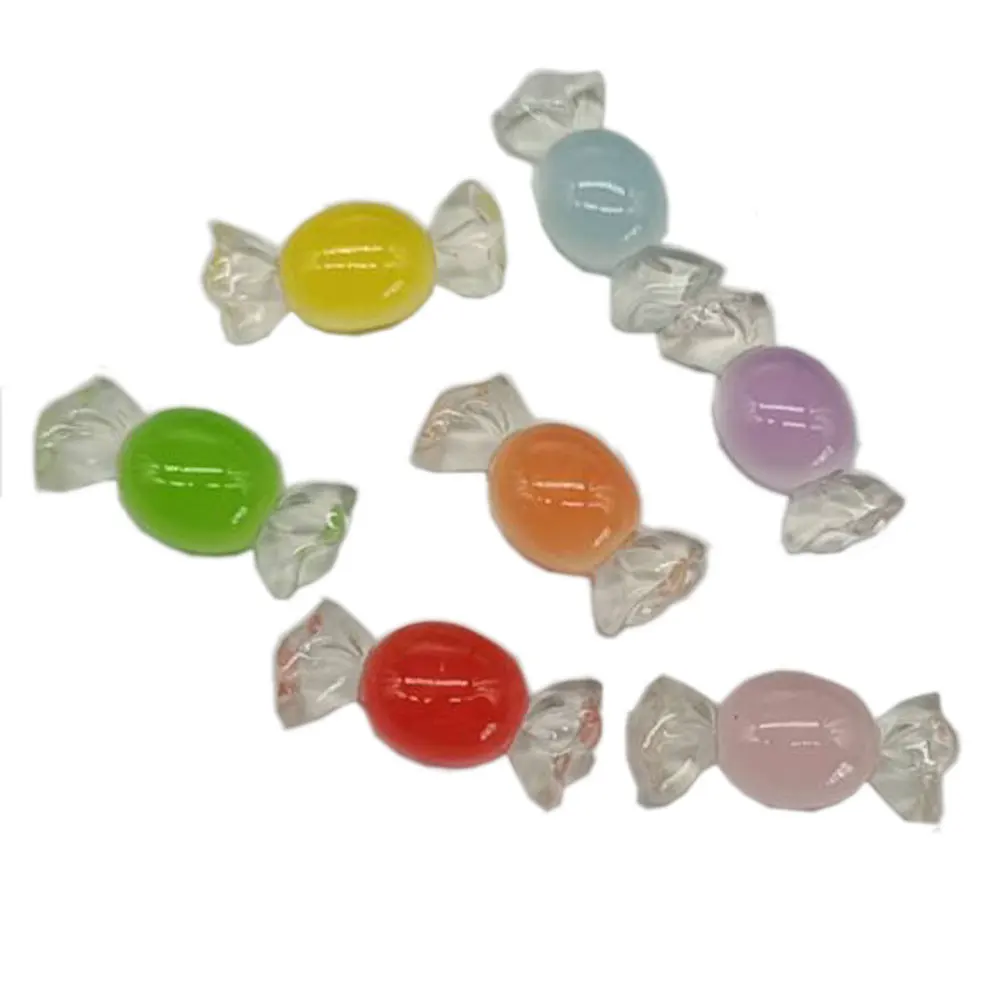 

100/50pc Summer Color Kawaii Candy Resin Charms Pieces Jewelry DIY Earring Making Finding