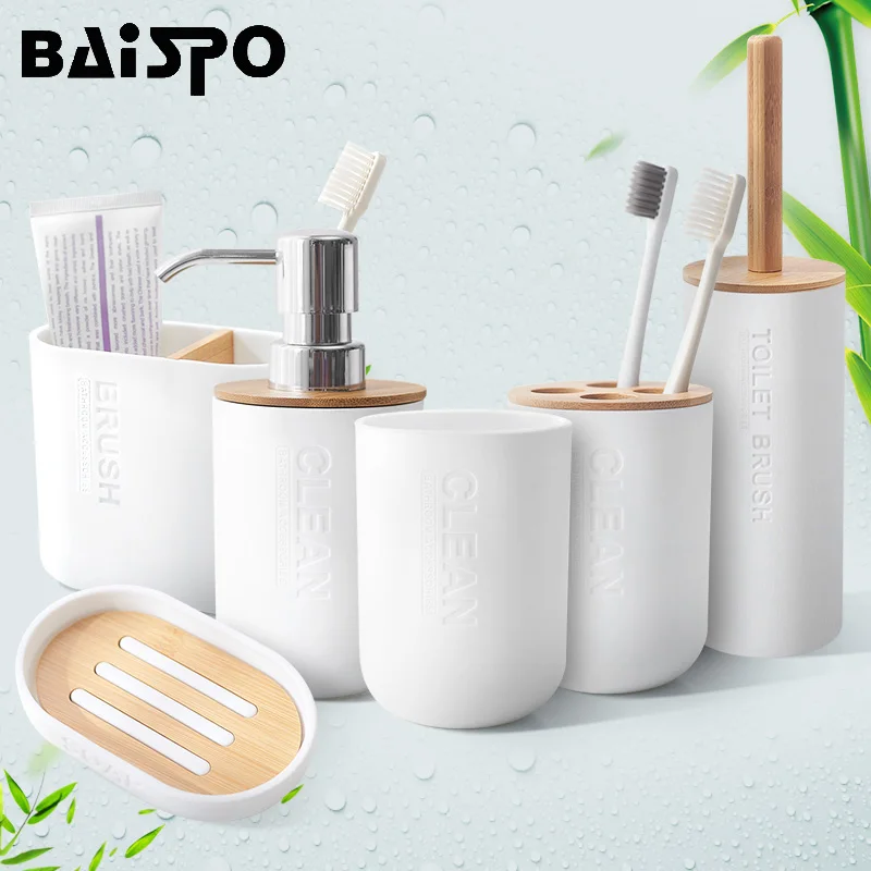 BAISPO бамбуковый прибор для очищения дозатора мыла/держатель зубной ...