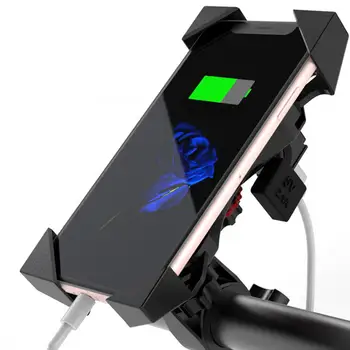 

Univerola Bike & Motorcycle Phone Mount for iPhone Xs Samsung Galaxy Universal Handlebar Holder for ATV GPS Bicycle Support