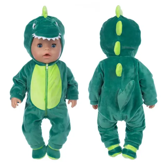 1Set Sweater Suit+hat+scarf +gloves Fit 17inch 43cm Doll Clothes Born Baby Suit For Baby Birthday Festival Gift 17