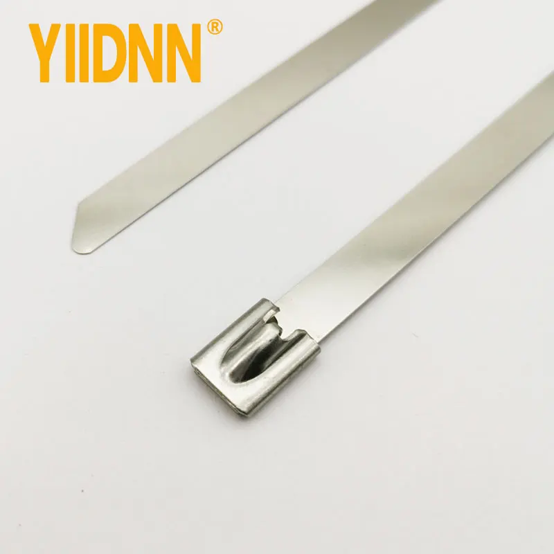 Fixadores de cabo Tiras de Cabo de Aço Inoxidável 100 tiras de cabo aco inoxidavel 100 01