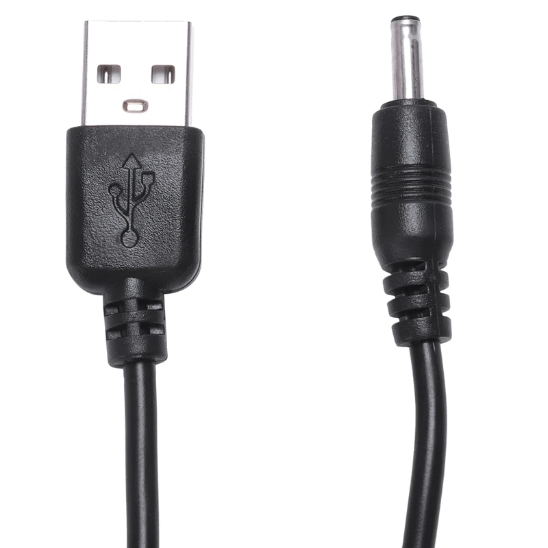 Топ-USB 2,0 A Тип Штекерный для одного 3,5 мм Jack DC кабель питания шнур черный 20"
