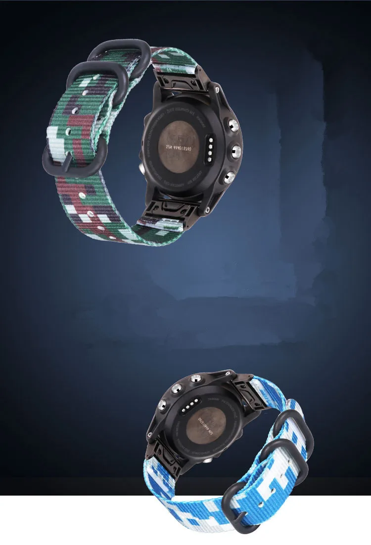 Нейлоновый ремешок Quick Fit для Garmin Fenix 5S/Fenix 5/Fenix 5X сменный ремешок для часов Garmin Fenix 6S 6X6