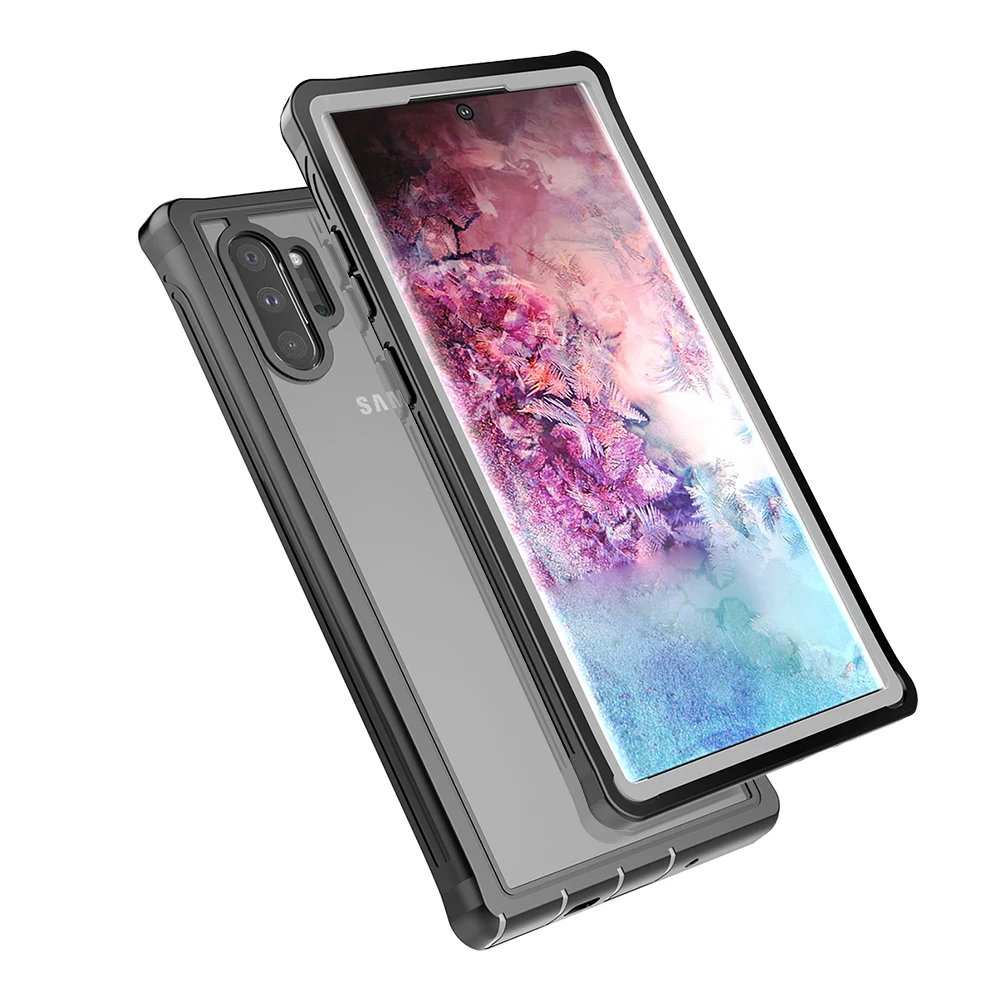 LLZ. COQUE 360 Полный чехол для телефона для samsung Galaxy S10 Note 10 Plus 5g противоударный чехол из ТПУ с закаленным стеклом Fundas