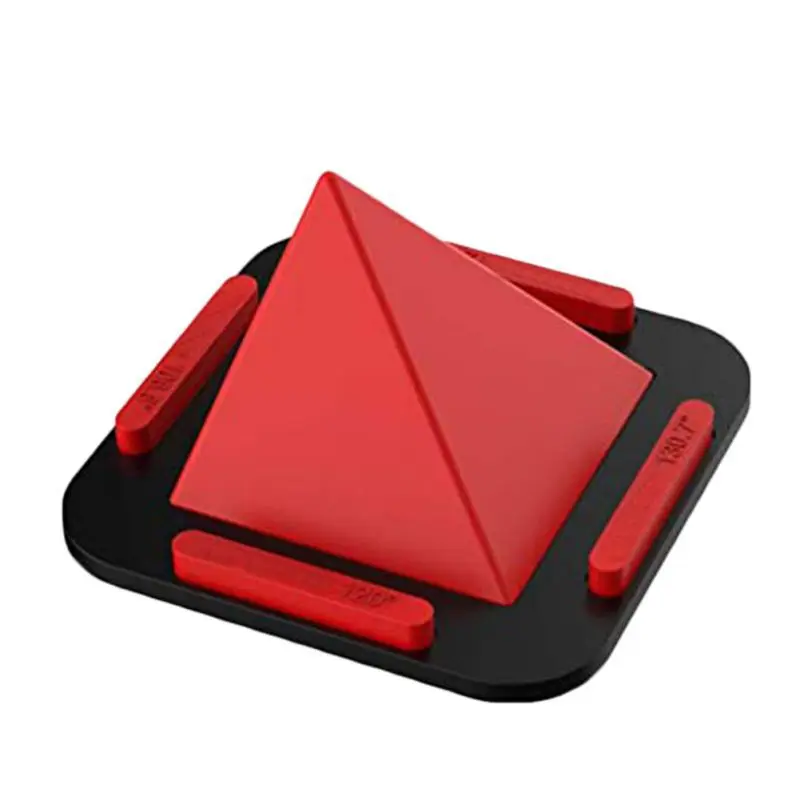 Автомобильный держатель нескользящий коврик пирамидальной формы силиконовый Кронштейн для мобильного телефона настольная подставка - Цвет: 5