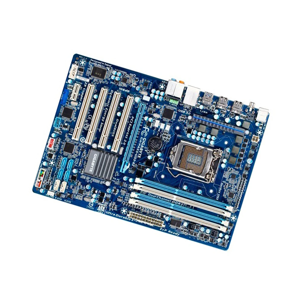 Gigabyte GA-PA65-UD3-B3 рабочего Материнская плата PA65-UD3-B3 H61 LGA 1155 Core i7 i5 i3 DDR3 16G SATA3 USB3.0 блок питания ATX